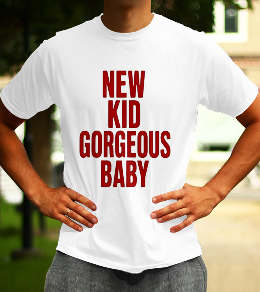 New Kid Gorgeous Baby John Mulaney Red T-Shirt