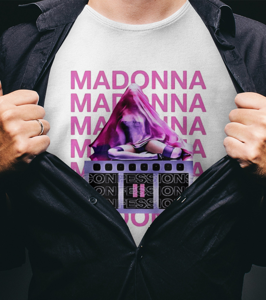 Madonna Confessions II Pink Veil Performance T-Shirt