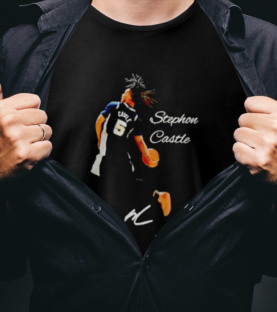 Stephon Castle San Antonio Spurs NBA Basketball Player 5 T-Shirt