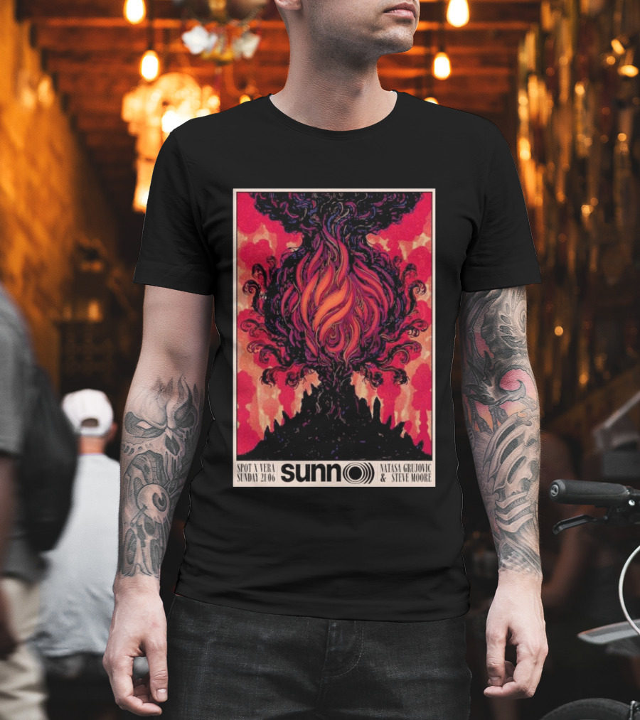 Sunn O Spot X Vera June 21 2026 Groningen NL Natasa Grujovic Steve Moore T-Shirt