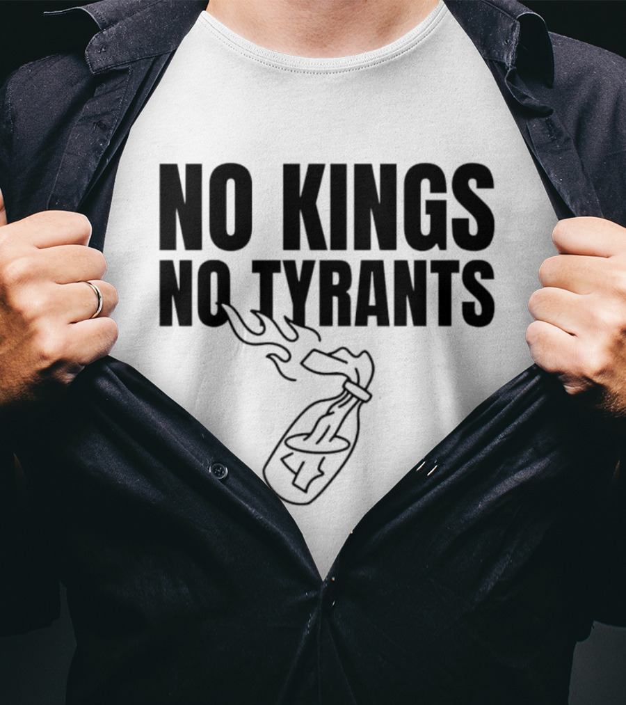 Molotov Anarchy Revolution Rebellion Democracy Sovereignty Liberty No Kings No Tyrants T-Shirt