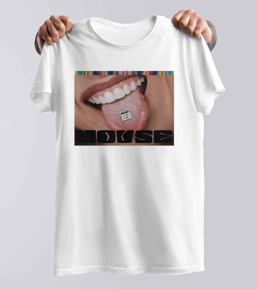 Mushroom Houses World Class Psychedelics House Rave LSD Acid House T-Shirt