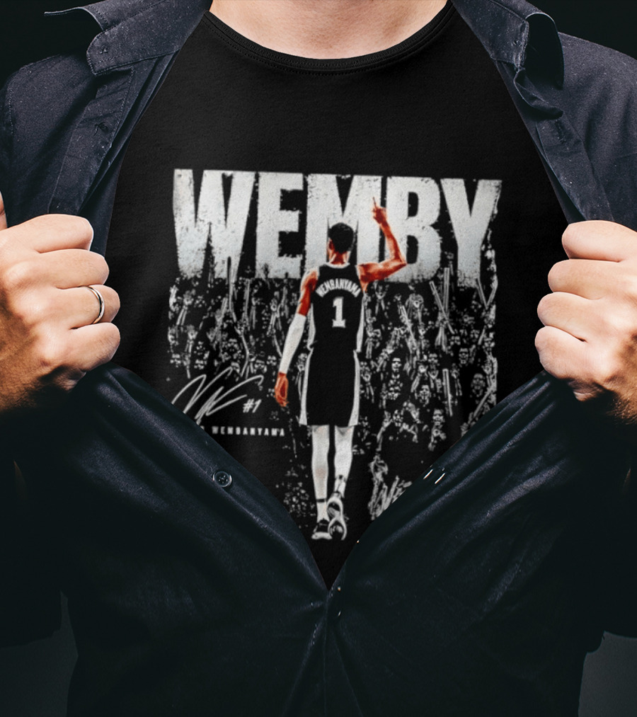 Victor Wembanyama WEMBY San Antonio Spurs 1 NBA Basketball 74 T-Shirt