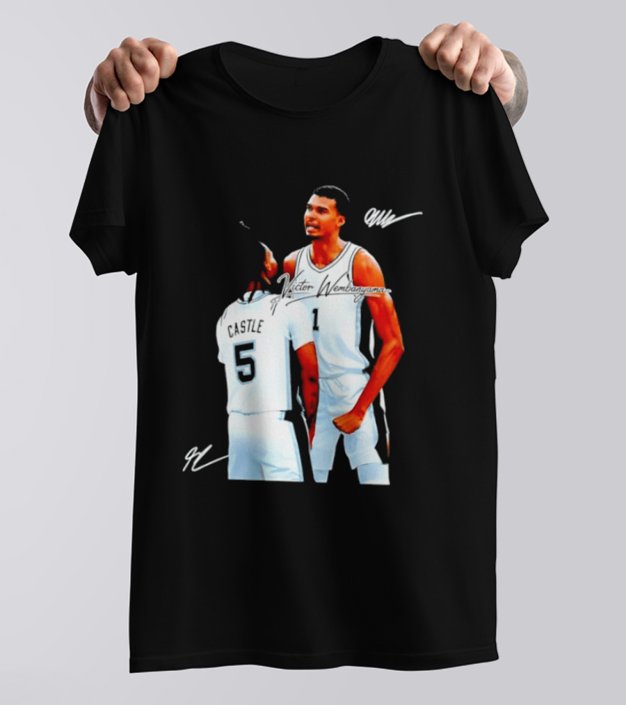 Victor Wembanyama Stephon Castle San Antonio Spurs NBA Basketball 1 5 T-Shirt