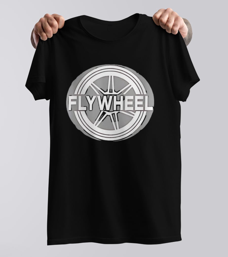 FLYWHEEL Circular Wheel Spoke T-Shirt
