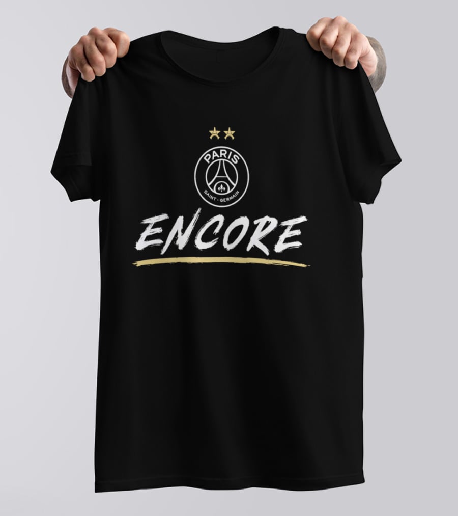Paris Saint Germain Encore Eiffel Tower Fleur De Lis France PSG T-Shirt