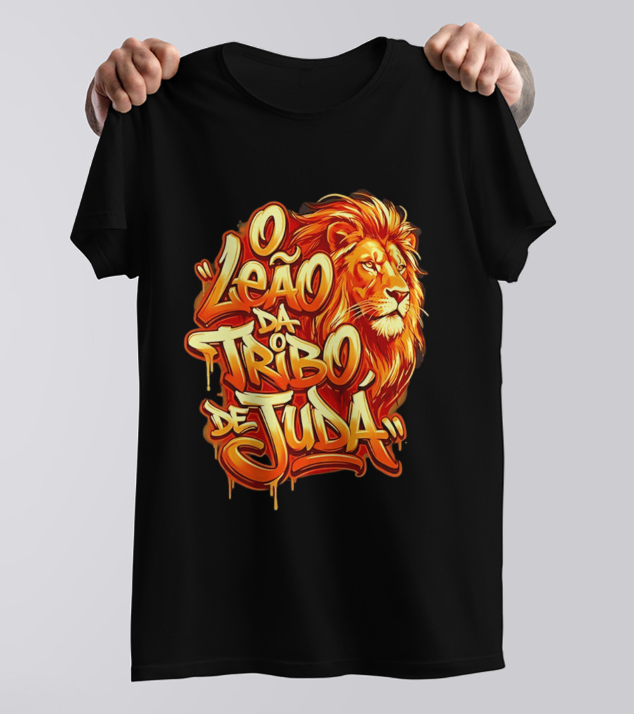 O Leão Da Tribo De Judá Lion T-Shirt