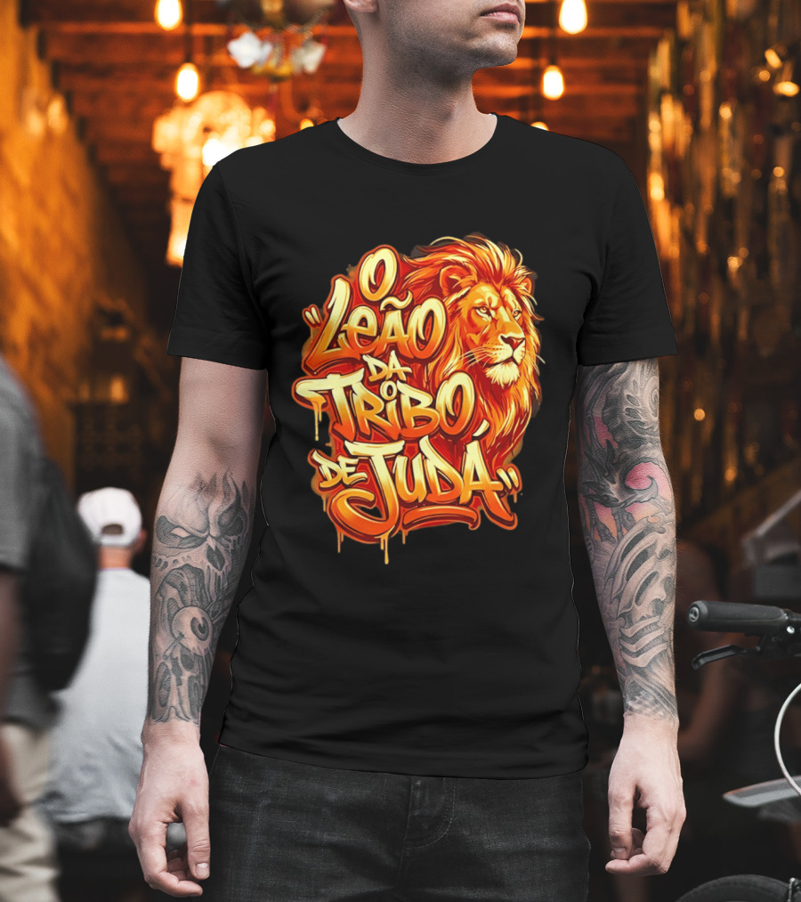 O Leão Da Tribo De Judá Lion T-Shirt