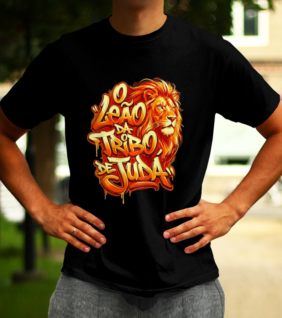 O Leão Da Tribo De Judá Lion T-Shirt