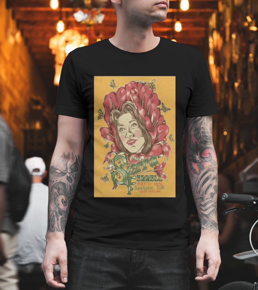 Sierra Ferrell May 31 2026 Spokane WA Gesa Pavilion T-Shirt