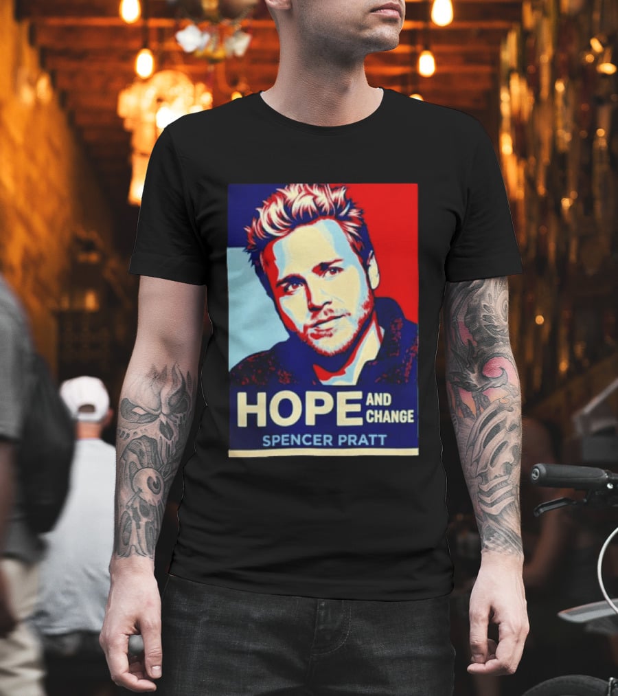 Spencer Pratt Hope And Change Iconic Pop T-Shirt