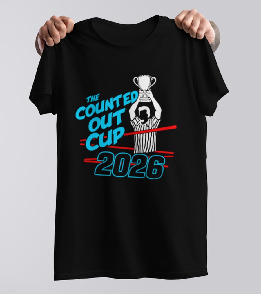 The Counted Out Cup 2026 Trophy Celebration T-Shirt