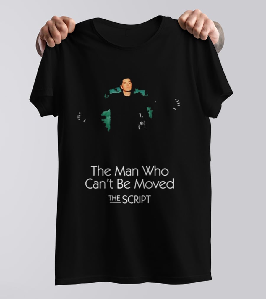 The Man Who Can't Be Moved The Script Photo T-Shirt