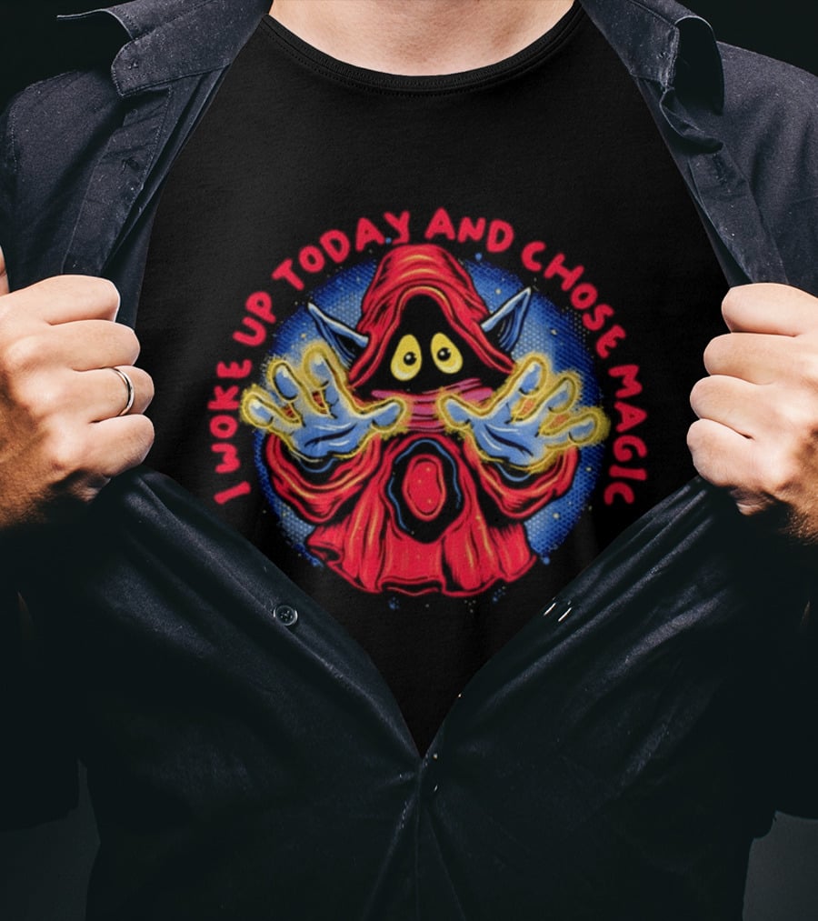 Orko I Woke Up Today And Chose Magic Blue Red Yellow Creature T-Shirt
