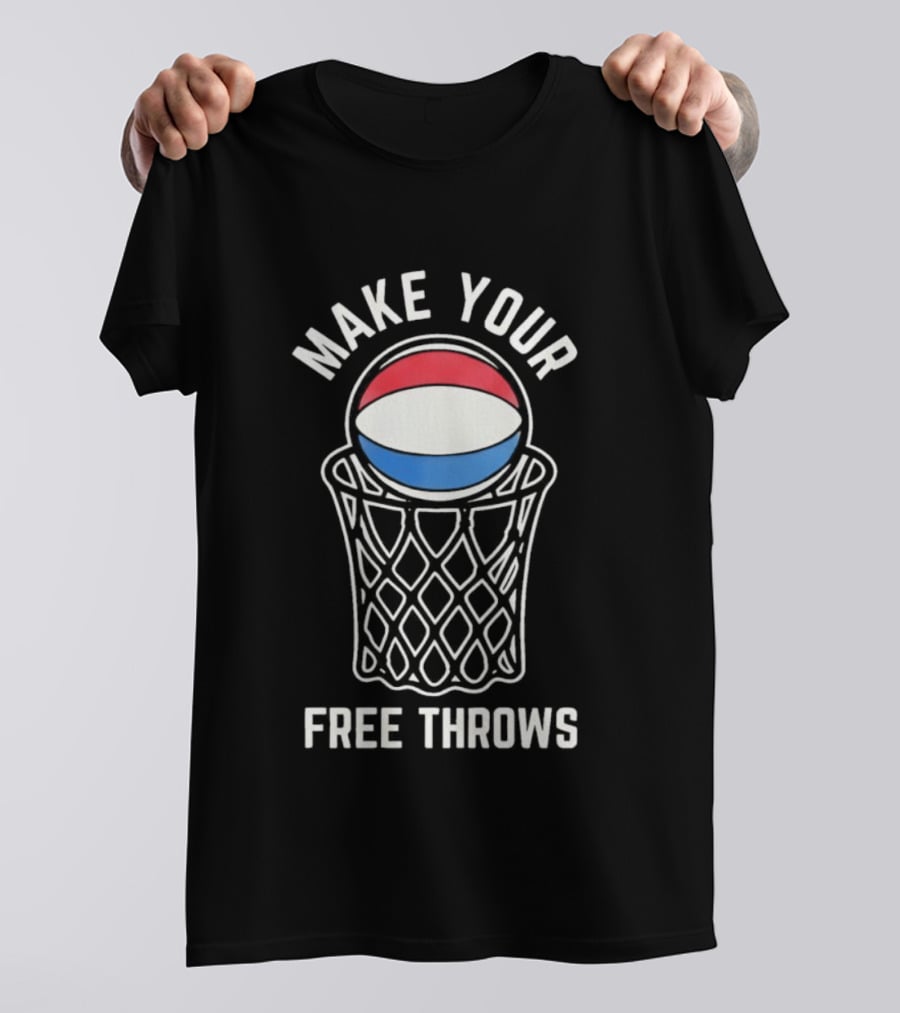 Make Your Free Throws Pepsi Basketball T-Shirt