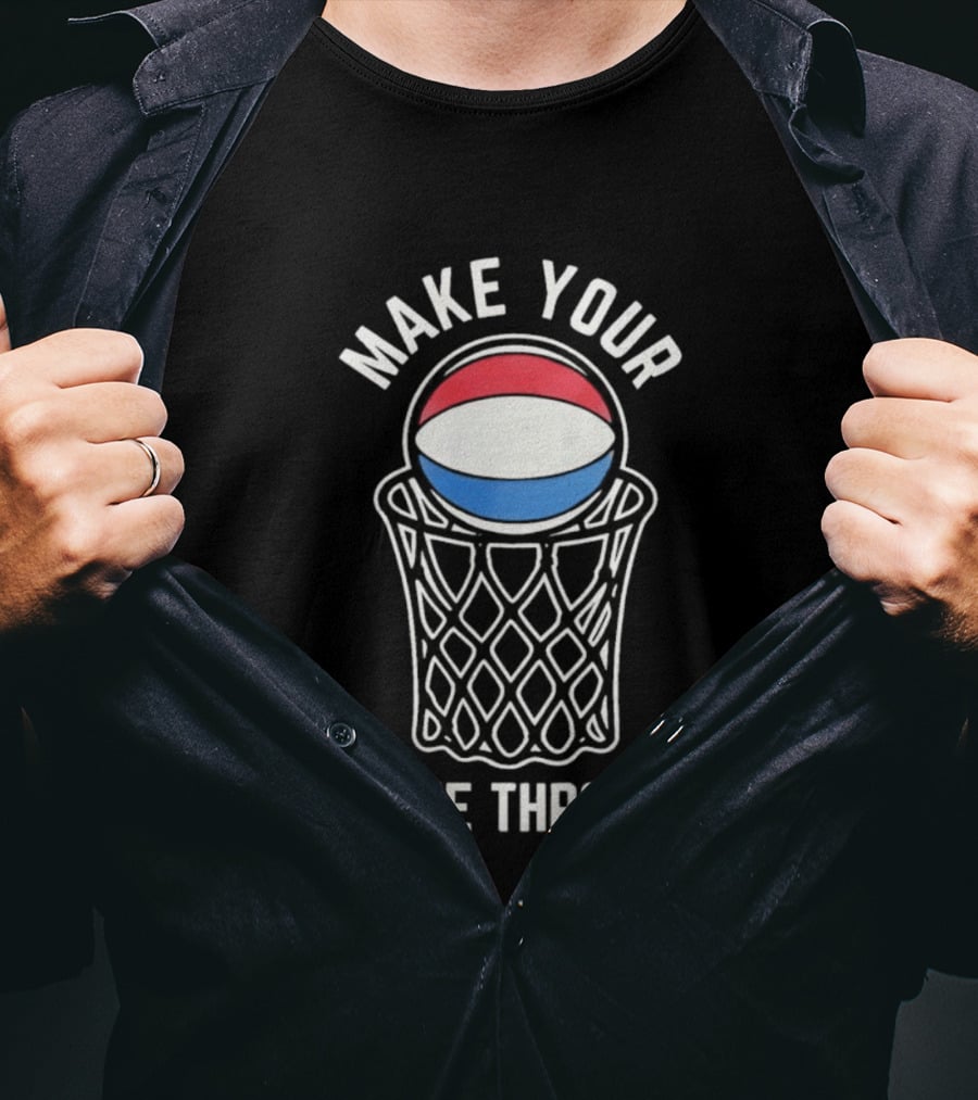 Make Your Free Throws Pepsi Basketball T-Shirt