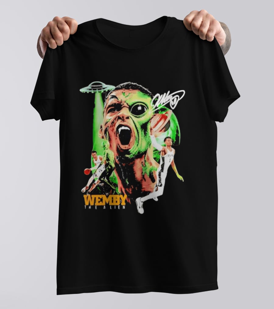 Wemby You Alien Victor Wembanyama San Antonio Spurs 2026 T-Shirt
