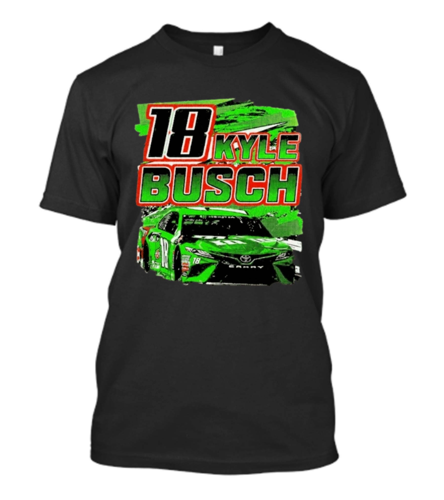 18 Kyle Busch Racing 2026 Green Car T-Shirt