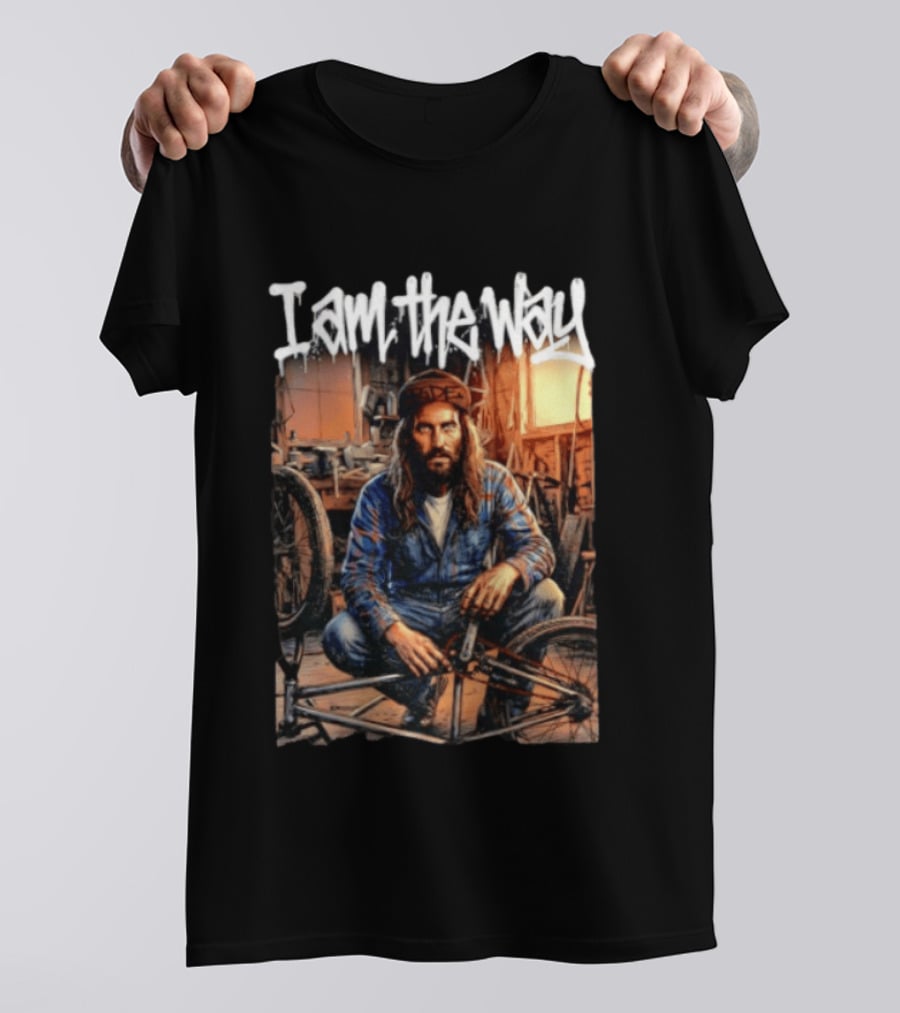 Bicycle Repairman I Am The Way Ride Mechanic Scene T-Shirt