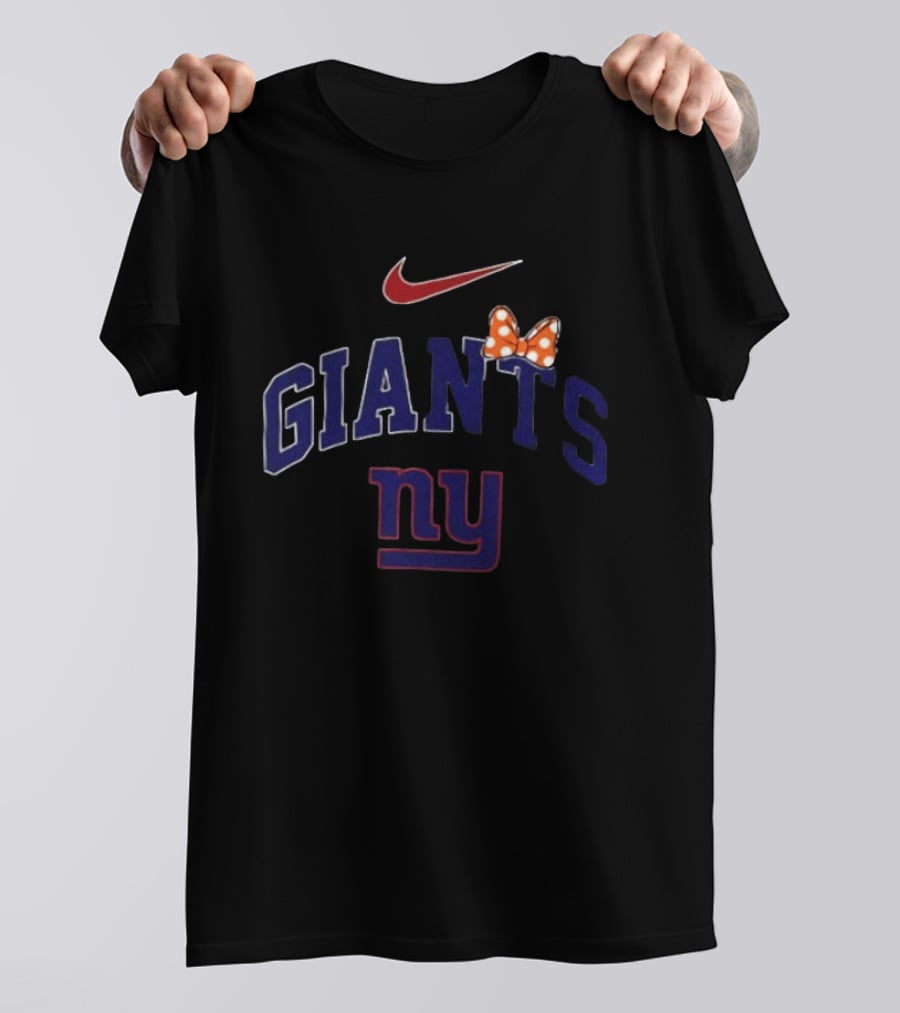 Nike New York Giants Ny Boo To You Fa Boo Lous Giants Bow T-Shirt