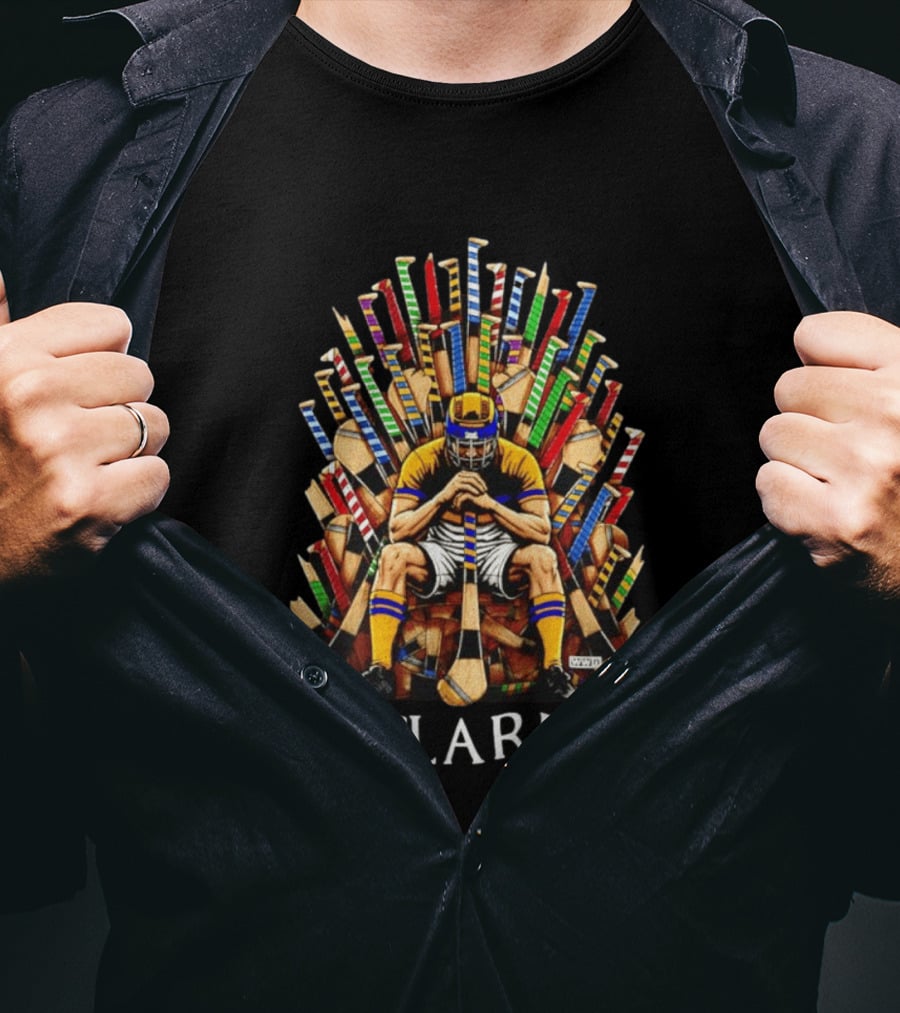 Clare Hurler Seated On Hurley Throne Inspired By Iconic TV Game Series T-Shirt