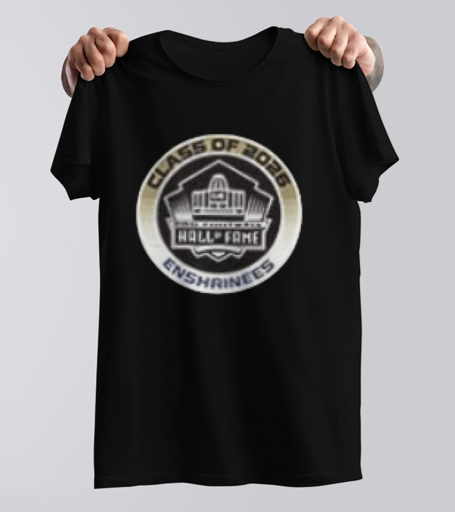 Drew Brees Roger Craig Class Of 2026 Pro Football Hall Of Fame Enshrinees Two Sided T-Shirt