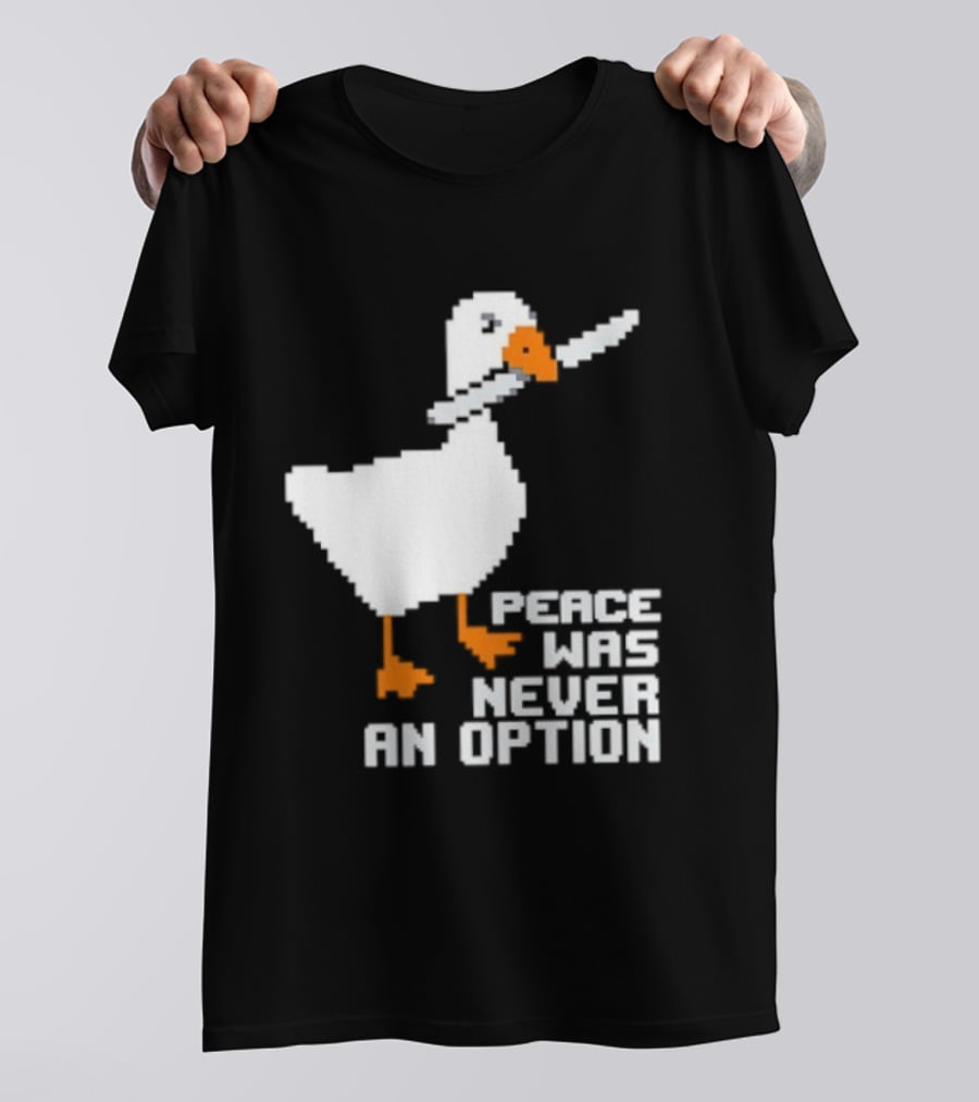 Duck Knife Peace Was Never An Option T-Shirt