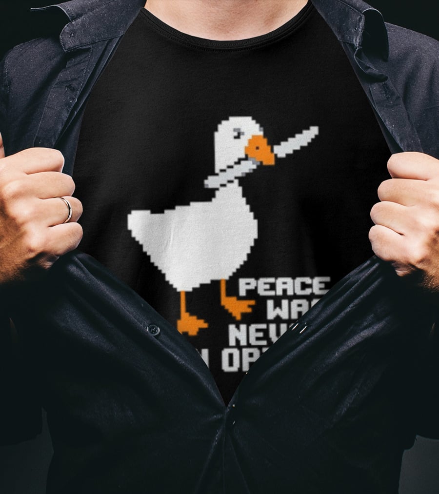 Duck Knife Peace Was Never An Option T-Shirt