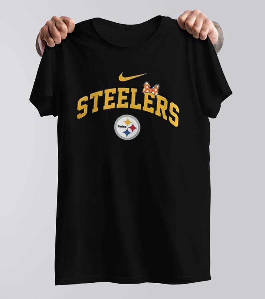 Pittsburgh Steelers Boo To You Fa Boo Lous Rugby Steelers Nike Bow T-Shirt
