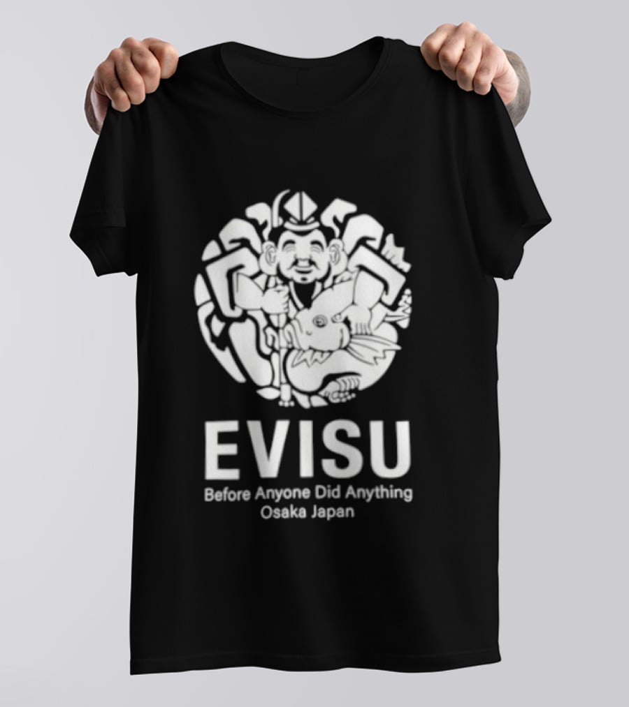 Evisu Before Anyone Did Anything Osaka Japan Iconic Graffiti Style Buddha T-Shirt