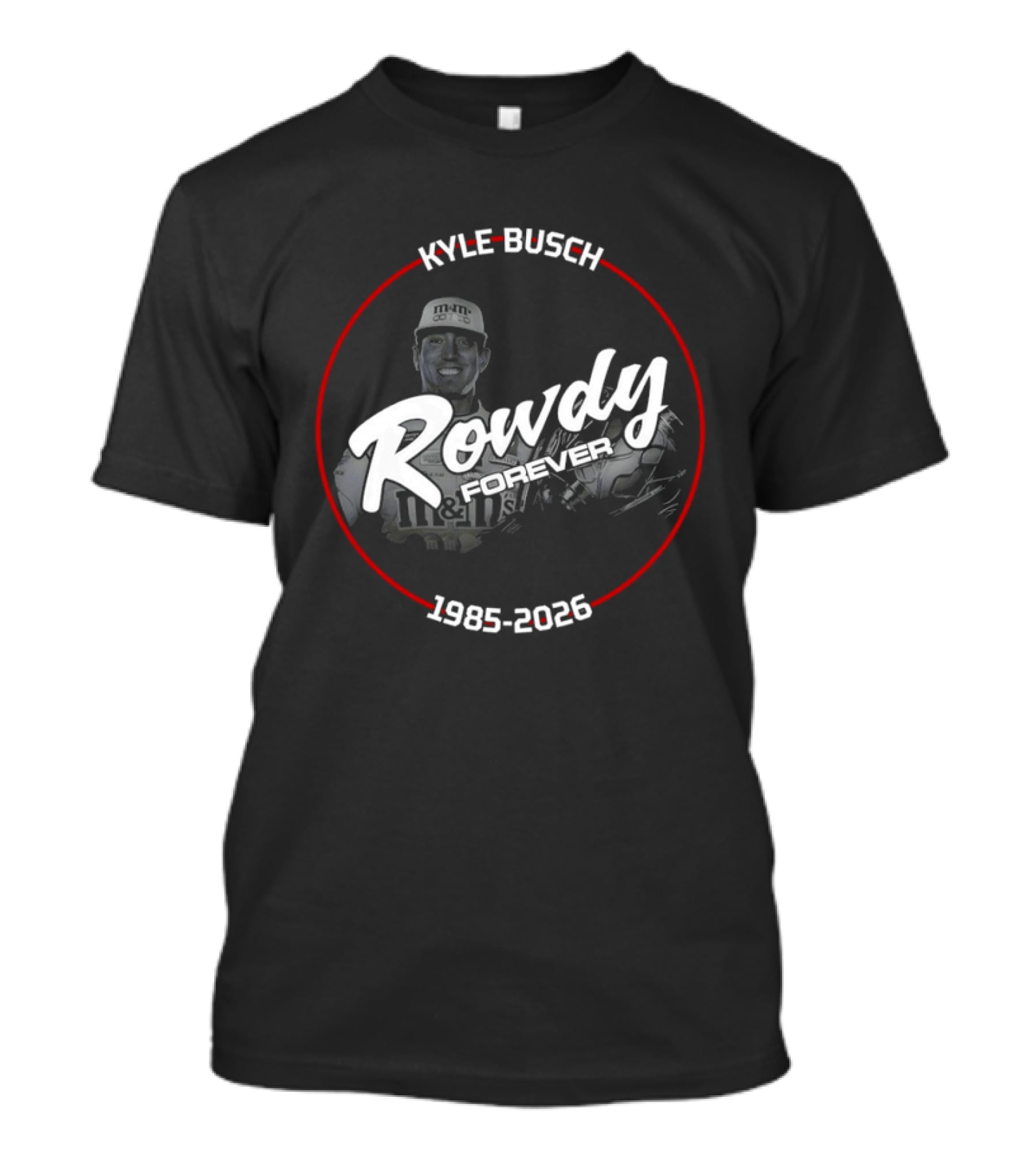 Rowdy Kyle Busch 1985 2026 M&M's Racing Legend T-Shirt