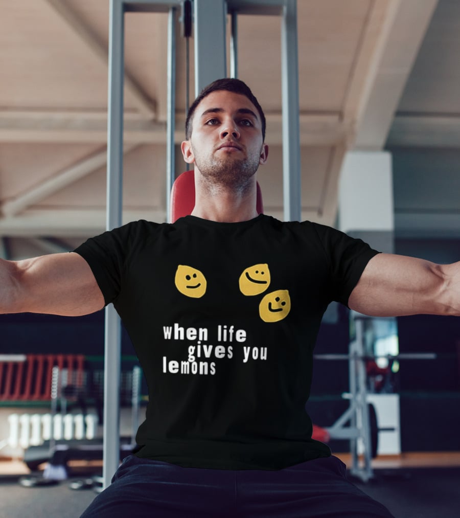 Jesus Lemonade When Life Gives You Lemons Smiley Faces T-Shirt