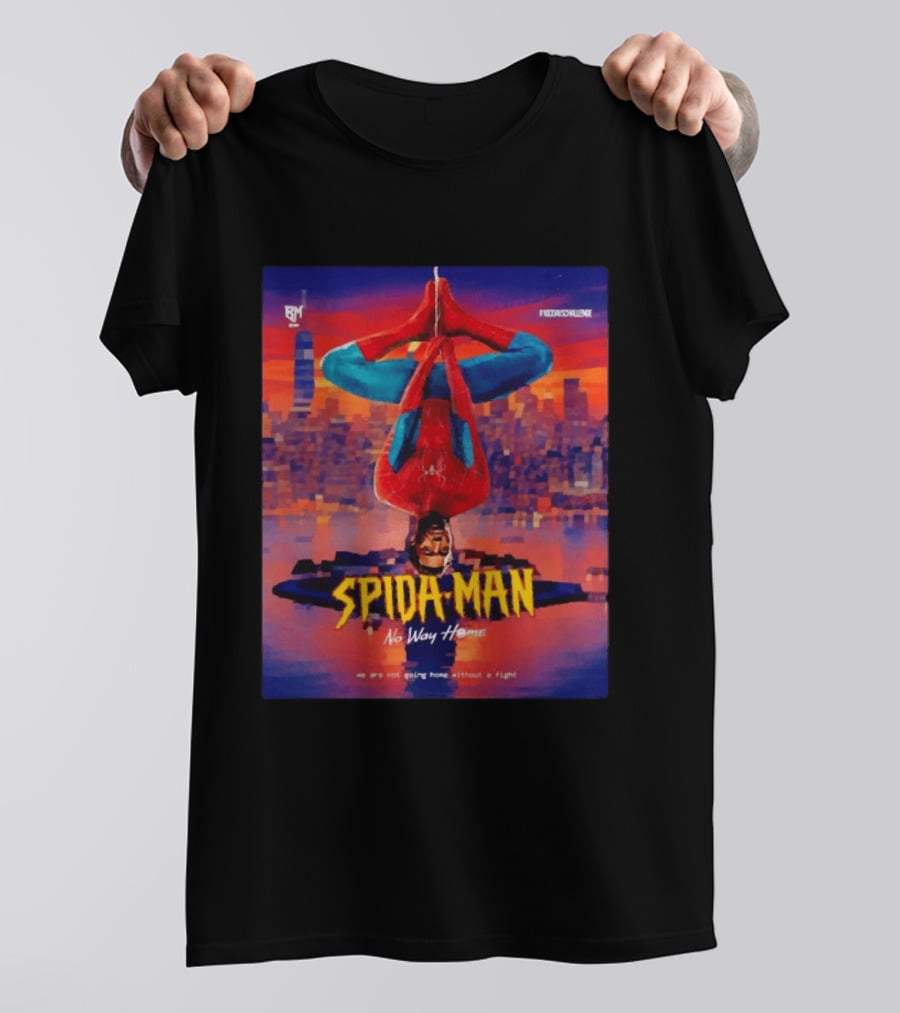 Donovan Mitchell Spida Man No Way Home Cleveland Cavaliers RM Challenge T-Shirt
