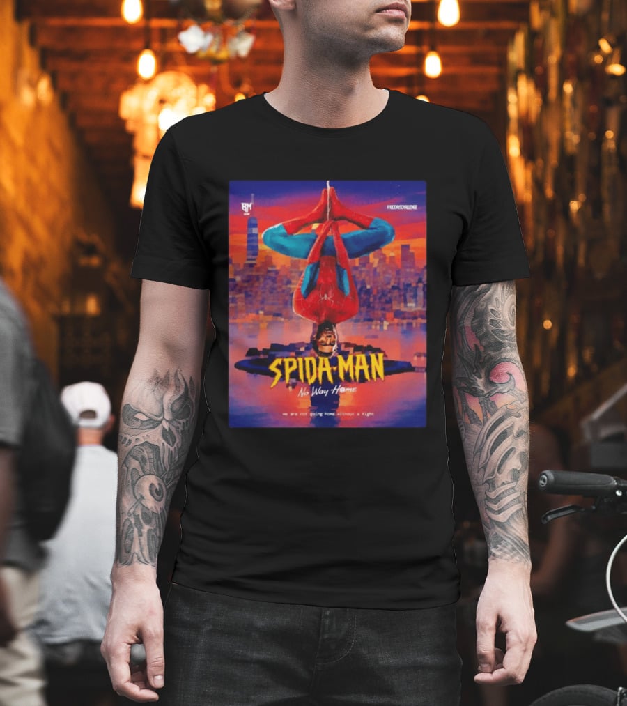Donovan Mitchell Spida Man No Way Home Cleveland Cavaliers RM Challenge T-Shirt