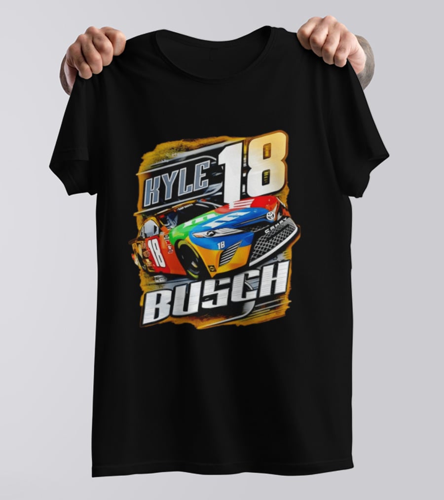 Kyle Busch 18 Toyota Camry Nascar Racing T-Shirt