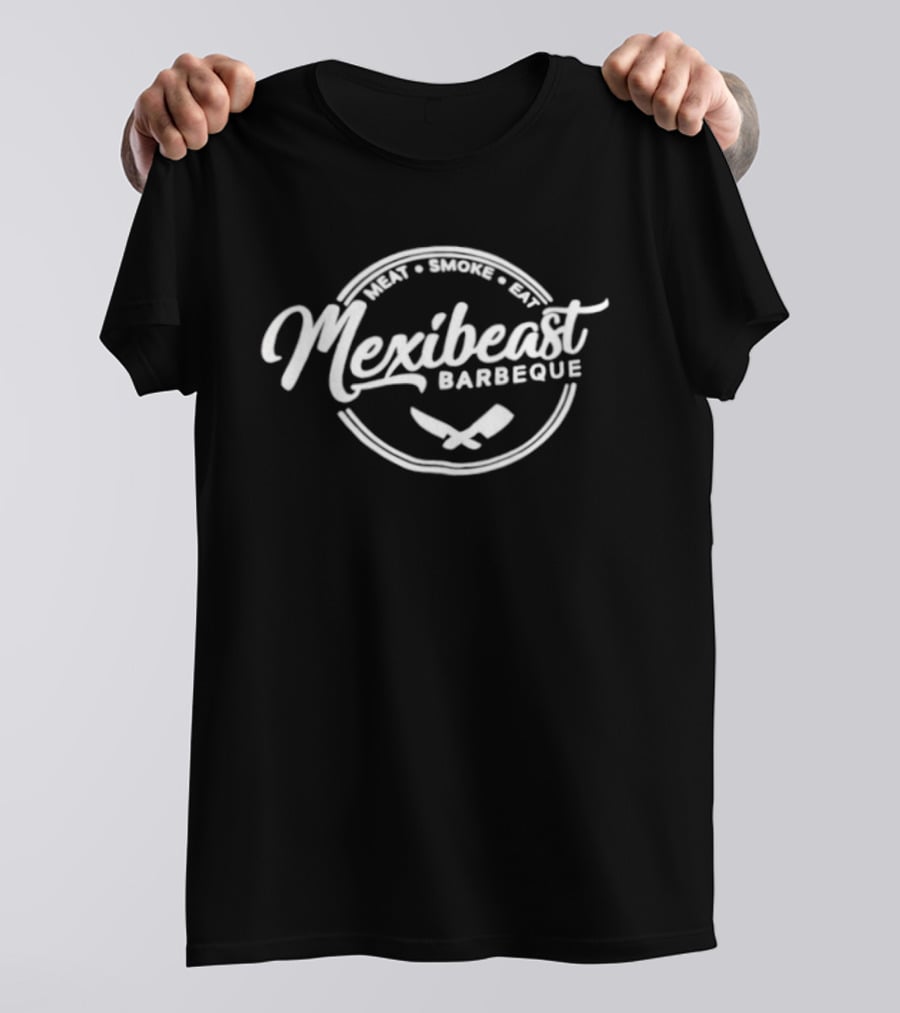 Meat Smoke Eat Mexibeast Barbeque T-Shirt