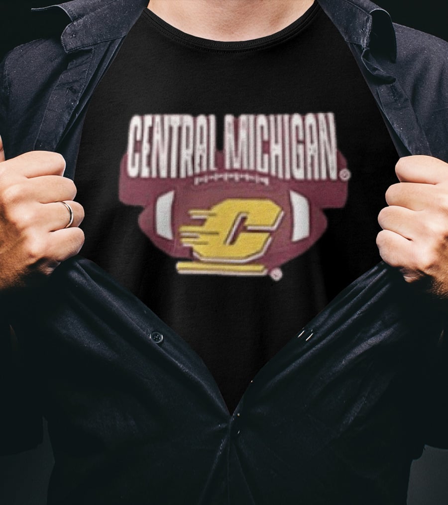 Central Michigan Chippewas Football 2026 Schedule Two Sided T-Shirt