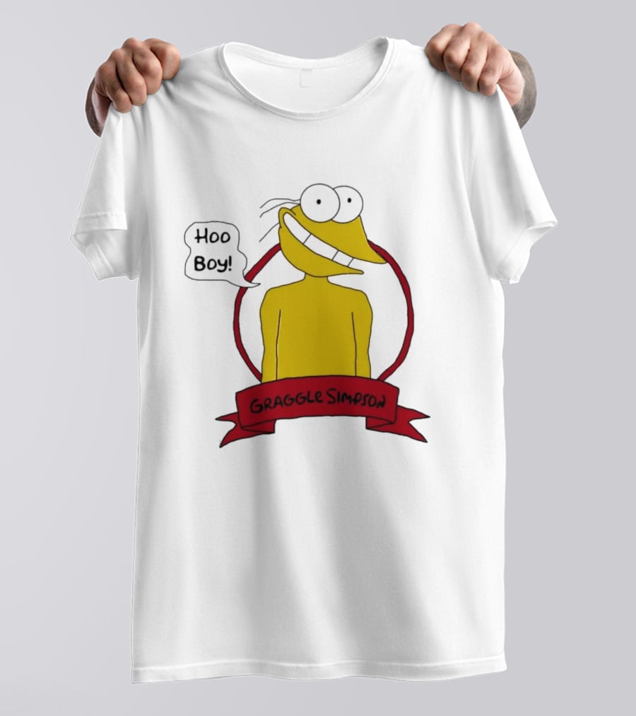 Hoo Boy Graggle Simpson Cartoon T-Shirt