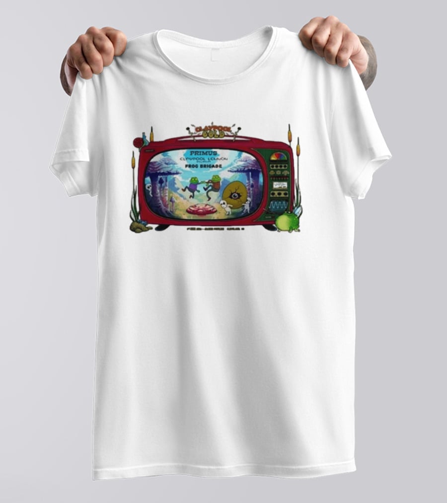 Primus Claypool Lennon Delirium Frog Brigade Cleveland June 2 2026 T-Shirt