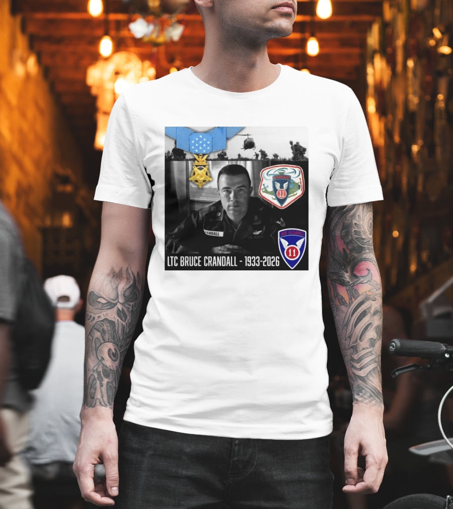 LTC Bruce Crandall Medal Of Honor Air Assault 1933 2026 T-Shirt