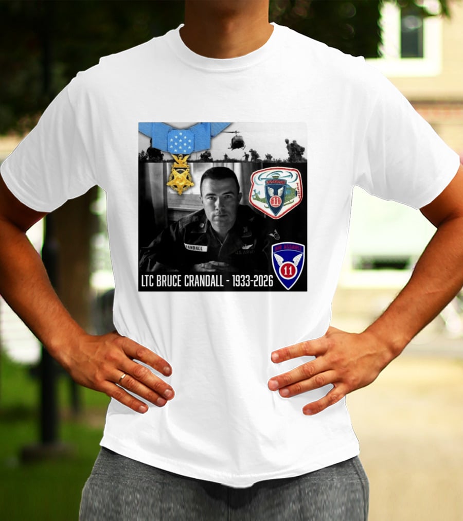 LTC Bruce Crandall Medal Of Honor Air Assault 1933 2026 T-Shirt