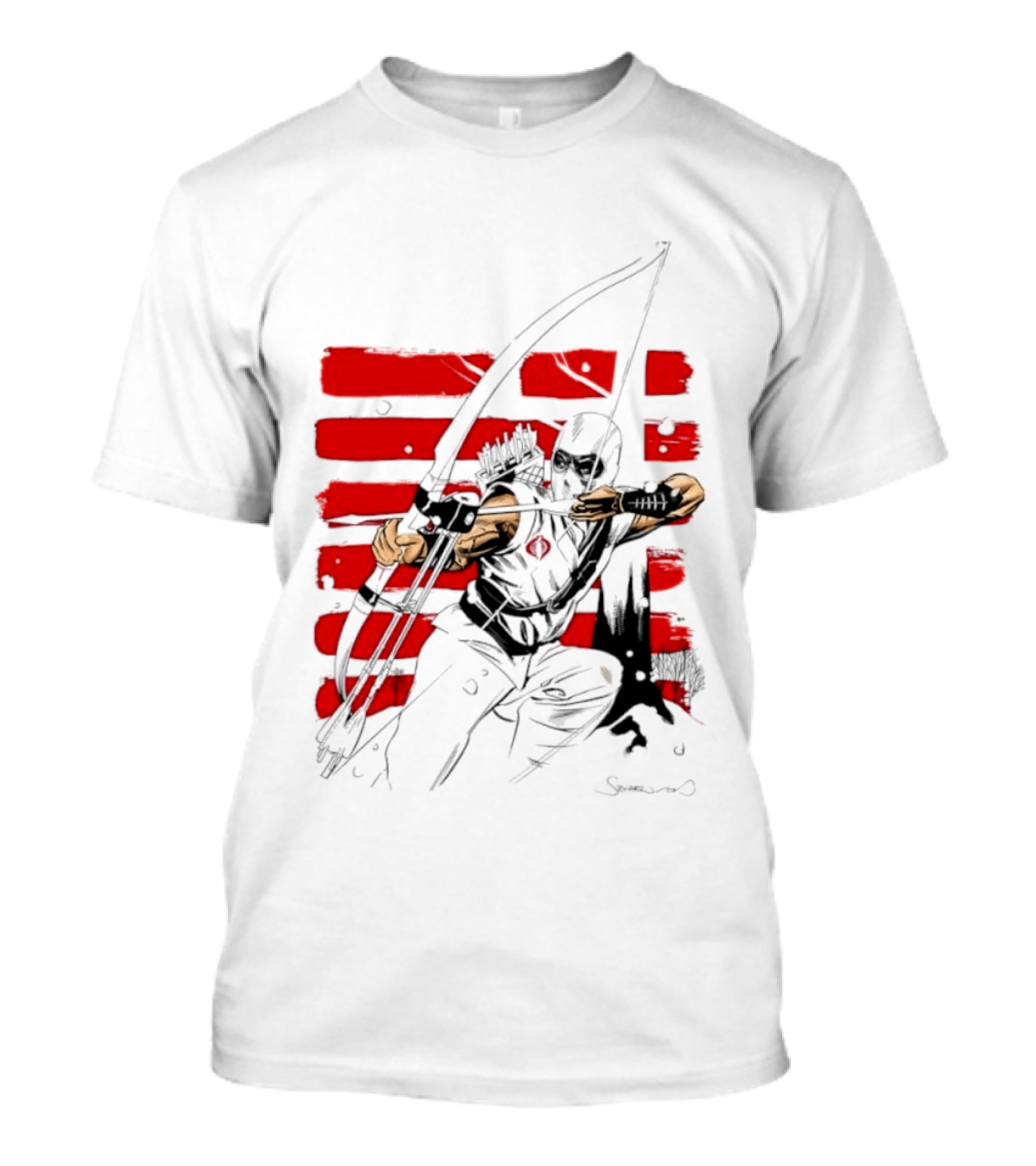 GI Joe Storm Shadow Cobra Commander Archery Ninja Master T-Shirt