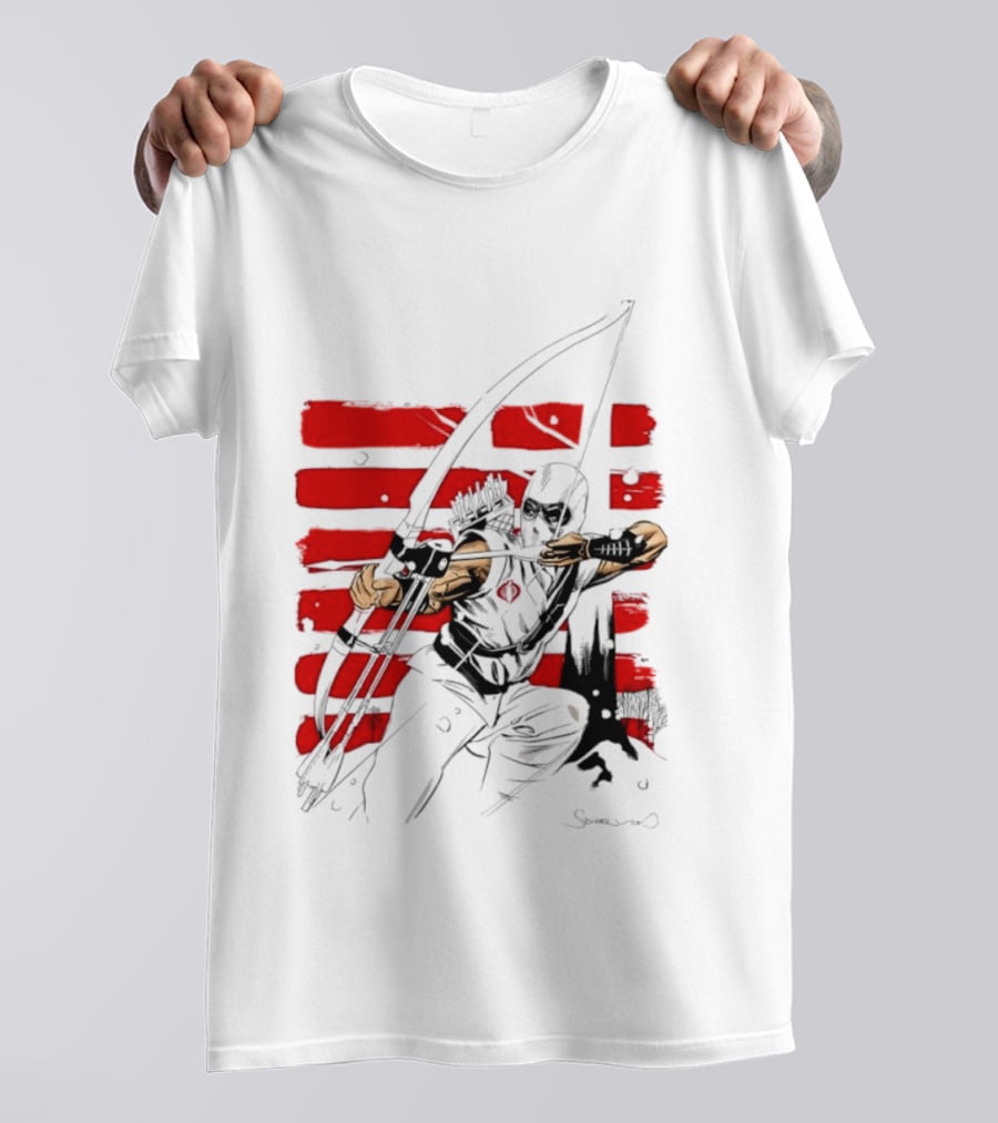 GI Joe Storm Shadow Cobra Commander Archery Ninja Master T-Shirt