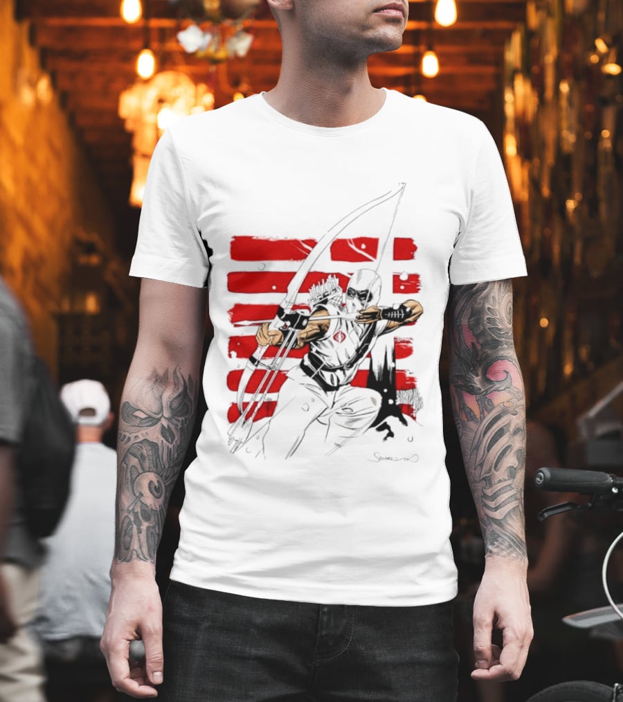 GI Joe Storm Shadow Cobra Commander Archery Ninja Master T-Shirt