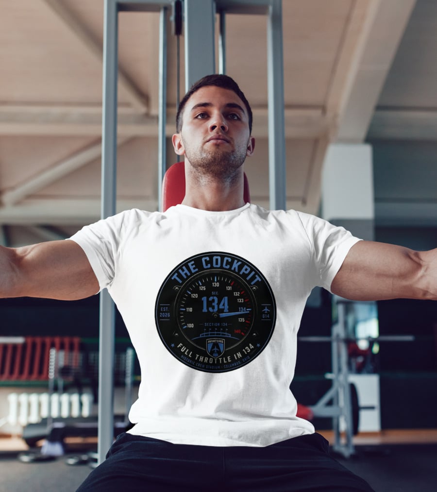 The Cockpit Aviators Full Throttle At Historic Crew Stadium Columbus Ohio Section 134 T-Shirt