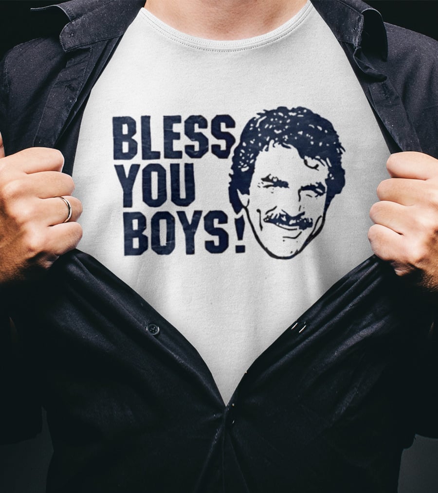 Bless You Boys Tom Selleck Detroit Tigers T-Shirt