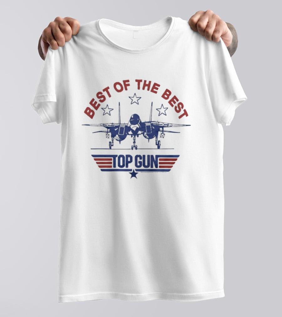 Best Of The Best Jet Fighter Top Gun F 14 Stars T-Shirt