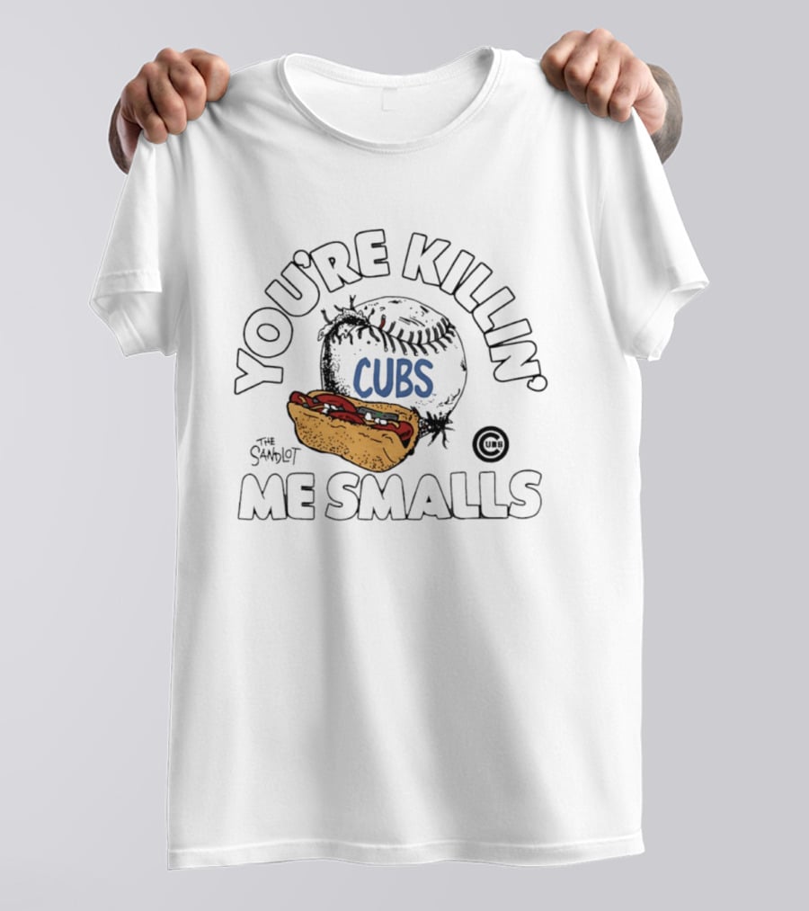Chicago Cubs The Sandlot You're Killin' Me Smalls Baseball Hot Dog T-Shirt
