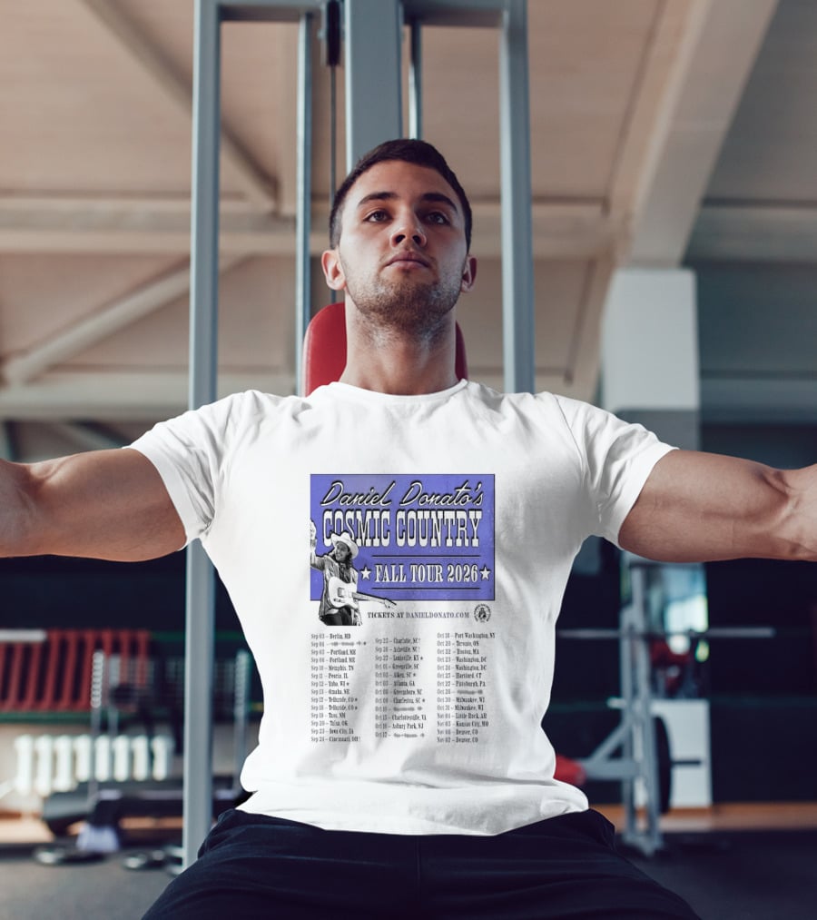 Daniel Donato Cosmic Country Fall Tour 2026 With Tour Dates T-Shirt