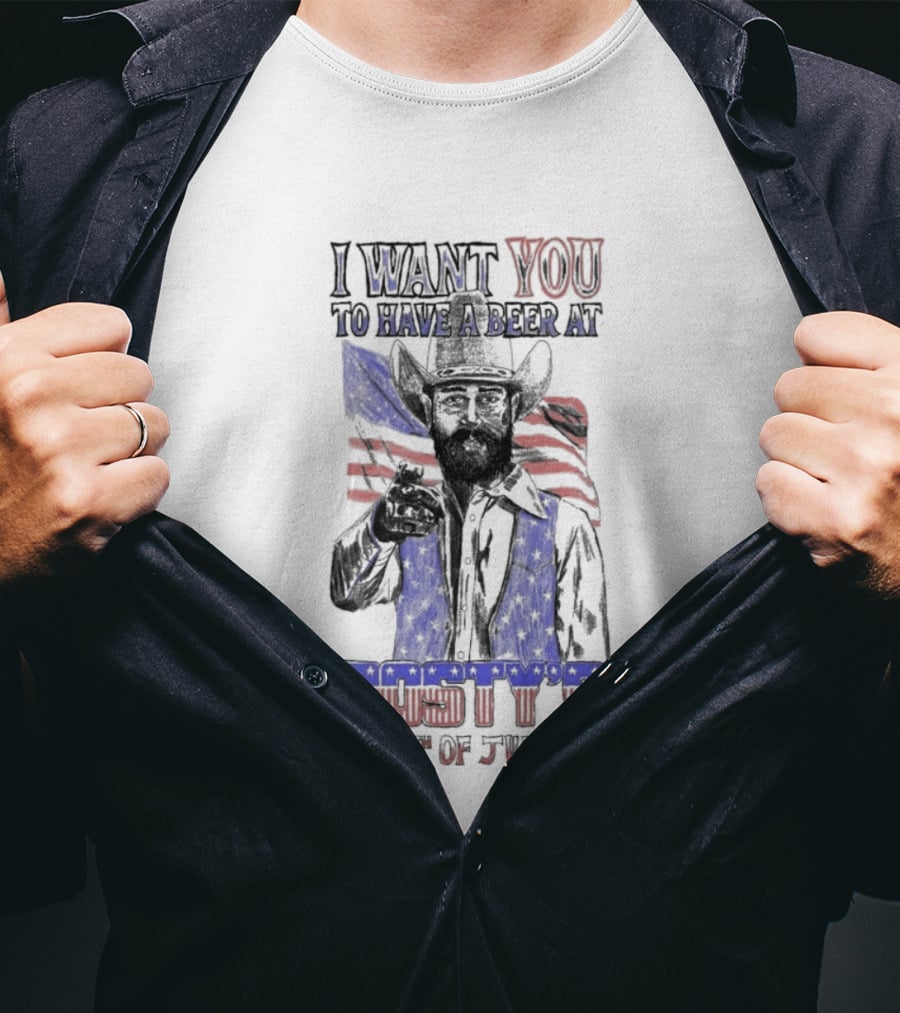 I Want You To Have A Beer At Posty's July 4th 2026 250 Years Of America T-Shirt